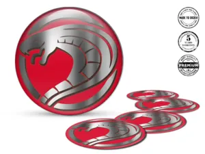 Epoxy dome stickers Custom Finish Premium Labels 